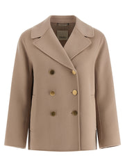 Women's Beige Virgin Wool Blazer Clothing