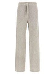 Women's Beige Wool Casual Pants
