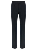 Women's Blue Cotton Flared Pants