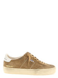 Women's Brown Cowhide Low Top Sneakers