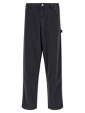 Men's Blue Cotton Cargo Pants