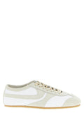 Men's Beige Cowhide Low Top Sneakers