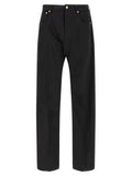 Men's Black Wool Jeans Denim Clothing