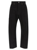 Men's Black Cotton Relaxed Fit Jeans Clothing