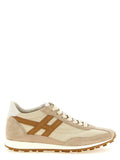 Women's Beige Polyamide Athletic Sneakers
