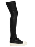Women's Bicolor Cotton Over The Knee Shoe