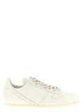 Men's White Lamb Leather Low Top Sneakers