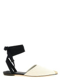 Women's Beige Cowhide Espadrilles Shoe