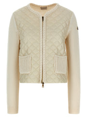 Women's Beige Cotton Cardigan Clothing