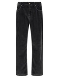 Men's Gray Cotton Casual Pants