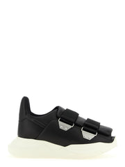 Men's Black Calfskin Athletic Sneakers
