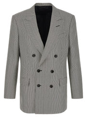 Men's Bicolor Silk Blazer Clothing