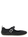 Women's Black Polyamide Ballet Flats