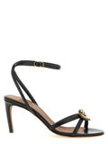 Women's Devotion Heel Sandal Black Calfskin Leather