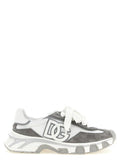 Women's Gray Polyester Athletic Sneakers