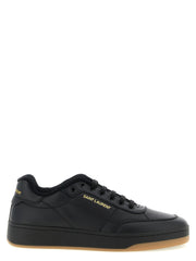Men's Black Calfskin Low Top Sneakers