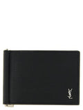 Men's Black Calfskin Money Clip Accessory