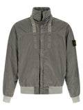 Men's Gray Polyamide Bomber Clothing