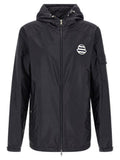 Men's Blue Polyamide Shell Jacket Clothing
