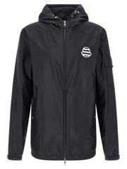 Men's Blue Polyamide Shell Jacket Clothing