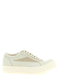 Women's Beige Cowhide Low Top Sneakers