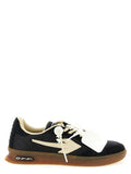 Women's Black Nylon Athletic Sneakers