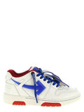 Men's Blue Leather Athletic Sneakers