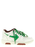 Men's Bicolor Leather Athletic Sneakers