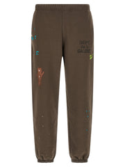 Men's Brown Cotton Joggers (workout Pants)
