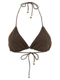 Women's Brown Polyamide Bikini Clothing