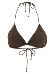 Women's Brown Polyamide Bikini Clothing