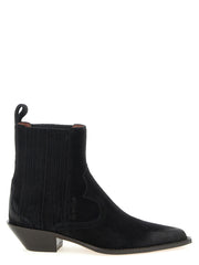 Women's Black Calfskin Chelsea Boots