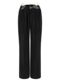 Women's Black Copper Casual Pants