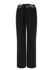 Women's Black Copper Casual Pants