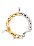 Women's Multicolor Brass Necklace