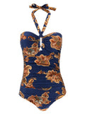 Women's Multicolor Polyamide One-Piece Swimsuit Clothing