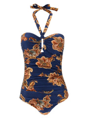 Women's Multicolor Polyamide One-Piece Swimsuit Clothing