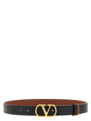 Women's Multicolor Leather Regular Belt