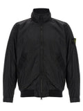 Men's Black Polyamide Full-Length Jacket Clothing