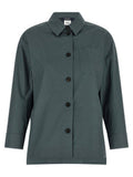 Women's Gray Cotton Blouse