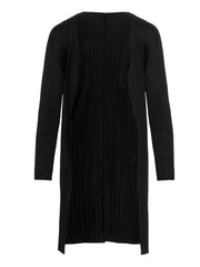 Women's Black Polyester Cardigan Clothing