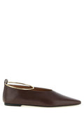 Women's Brown Goatskin Ballet Flats