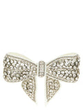 Women's White Polyester Hair Clip Accessory