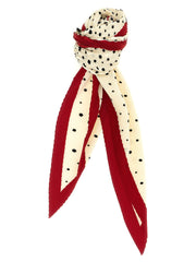 Women's Bicolor Silk Scarf