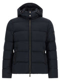 Men's Blue Wool Bomber Clothing