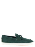 Men's Bicolor Calfskin Slip-On Loafers