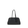 Women's Calf Leather Shoulder Bag Black Bos