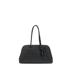 Women's Calf Leather Shoulder Bag Black Bos
