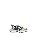 Men's Gray Polyester Athletic Sneakers