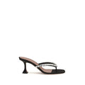 Women's Gigi Sandal Black Silk Heels